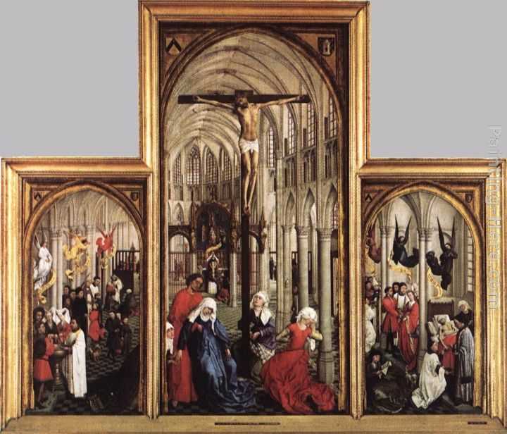 Seven Sacraments painting - Rogier van der Weyden Seven Sacraments art painting